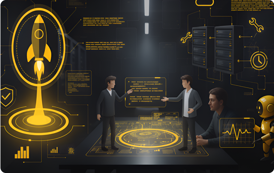 Launch and ongoing support illustration